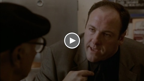 image of James Gandolfini as Tony Soprano