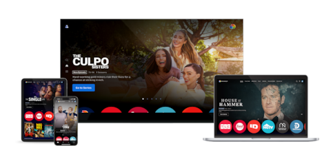 Devices with Discovery+ app open