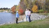 Un hogar frente al lago Sebago, Maine