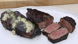 Steak and Bourbon on the Rocks