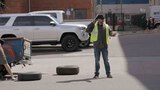 Mike Directs Traffic
