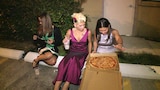 …y la entrega de la pizza