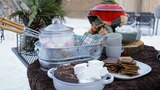 S´mores y un plato clásico
