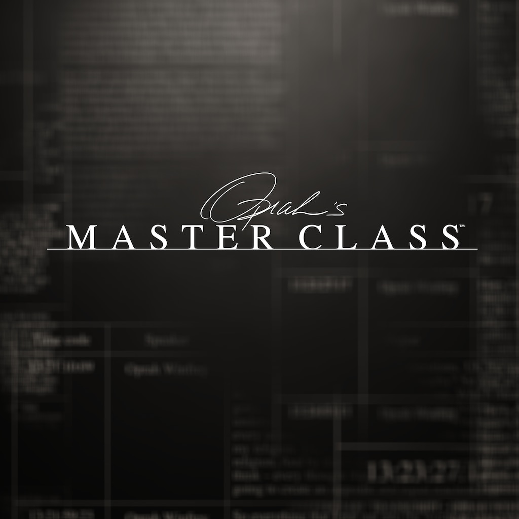 Oprah's Master Class