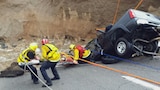 California Desert Bridge Collapse