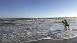Crashin' on the shores of Crystal Beach, TX