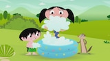 En las nubes