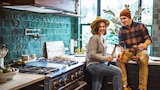 Mid-Mod Mum & Super-Skilled Son