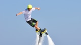 Leather, Grand Canal, Flyboard