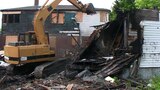 Reparación de los daños del incendio