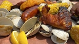 Parrillada de almejas