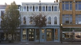 French-Inspired Storefront Home in Madison, Indiana