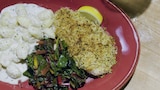 Roasted Halibut with Dijon and Herb Breadcrumbs
