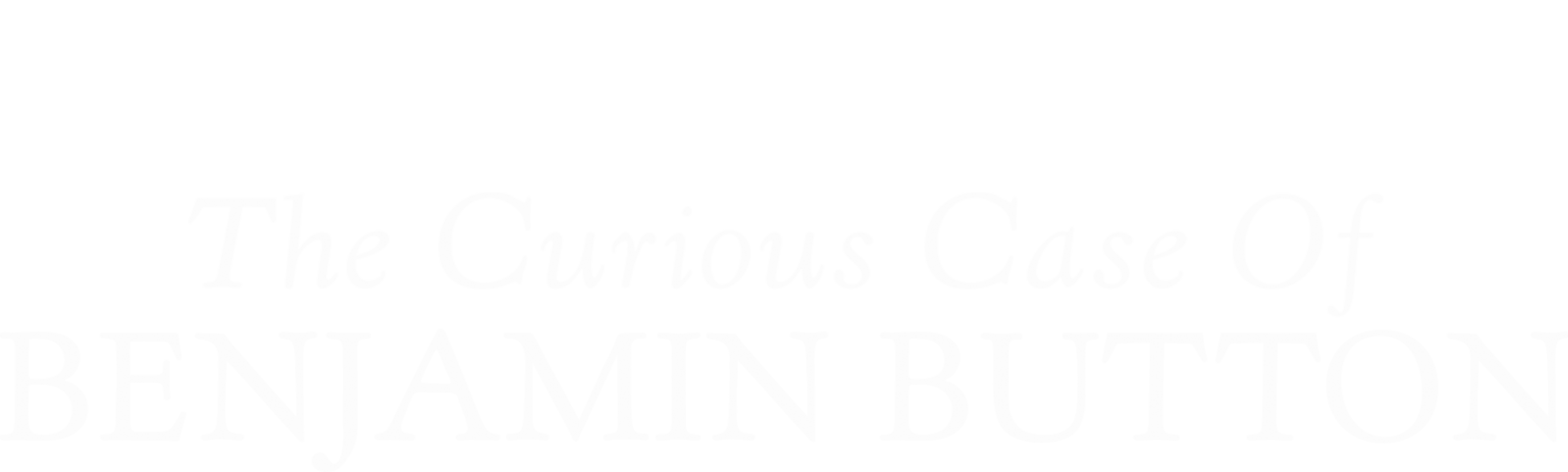 L'Etrange histoire de Benjamin Button