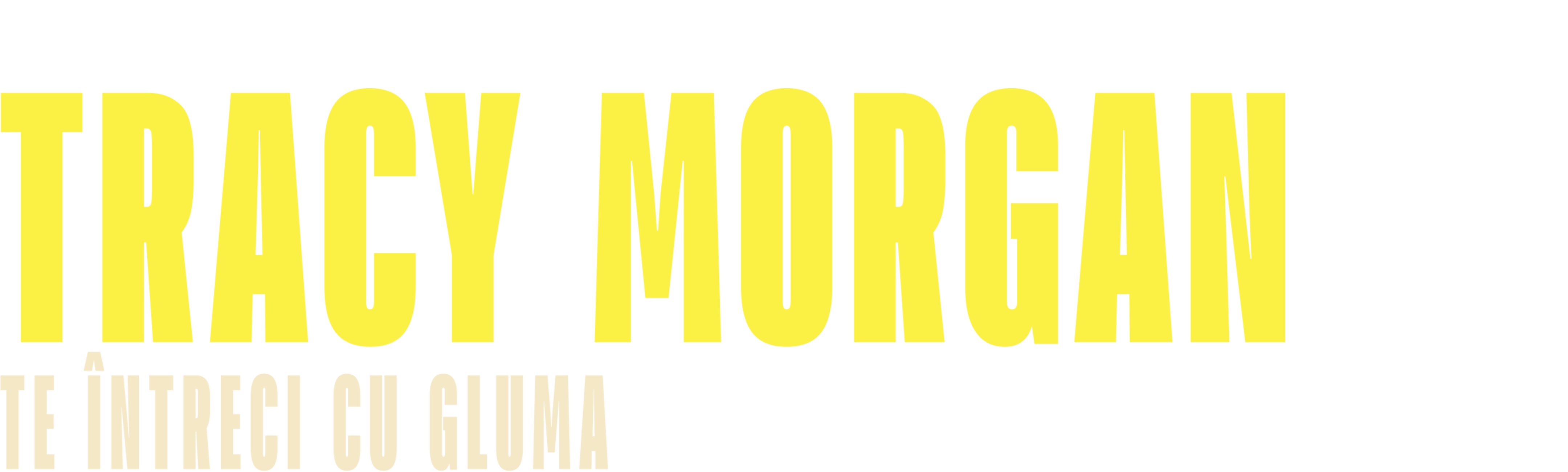 Tracy Morgan: Te întreci cu gluma