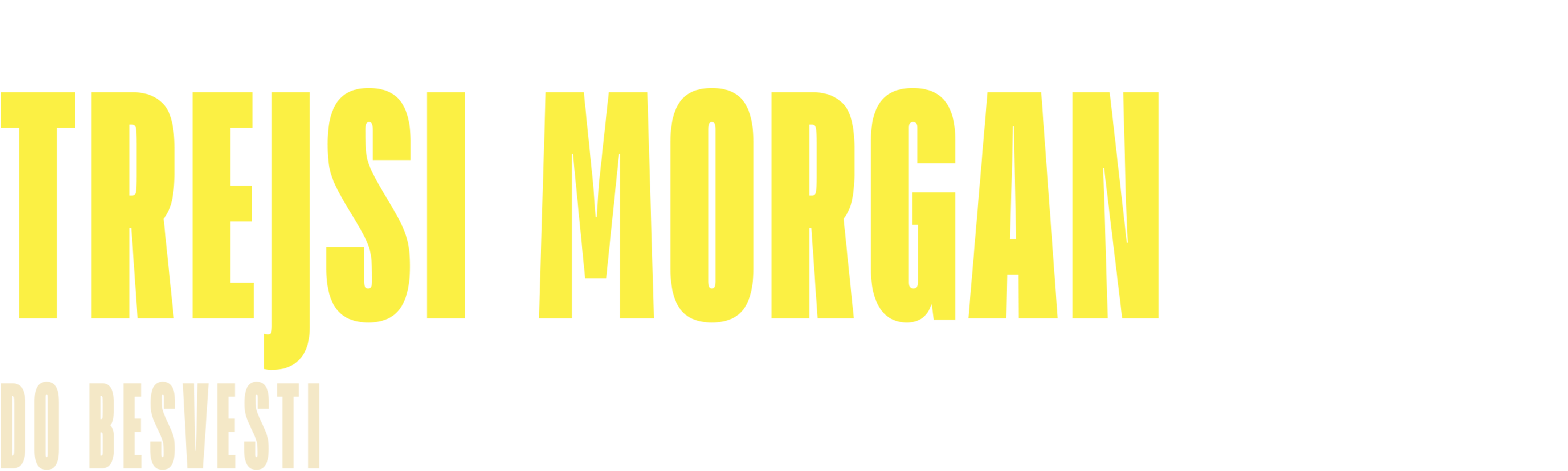 Trejsi Morgan: Do besvesti