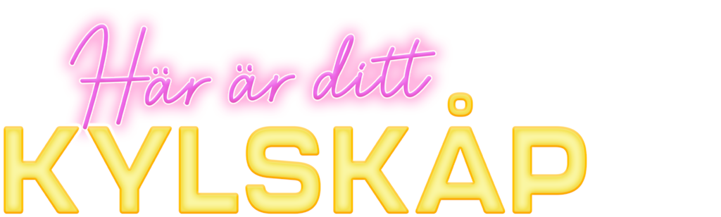 Här är ditt kylskåp