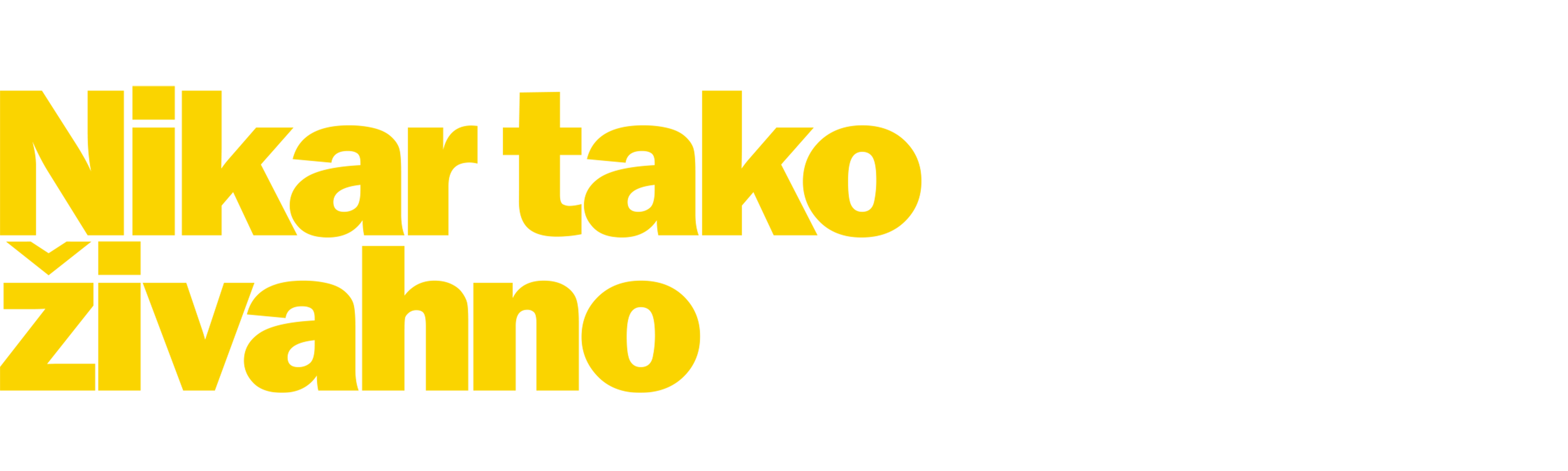 Nikar tako živahno