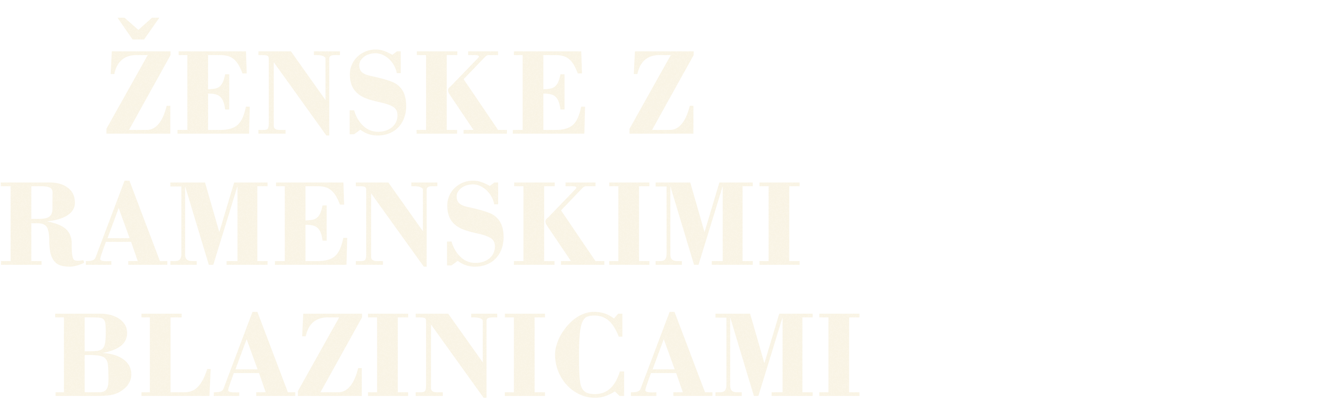 Ženske z ramenskimi blazinicami