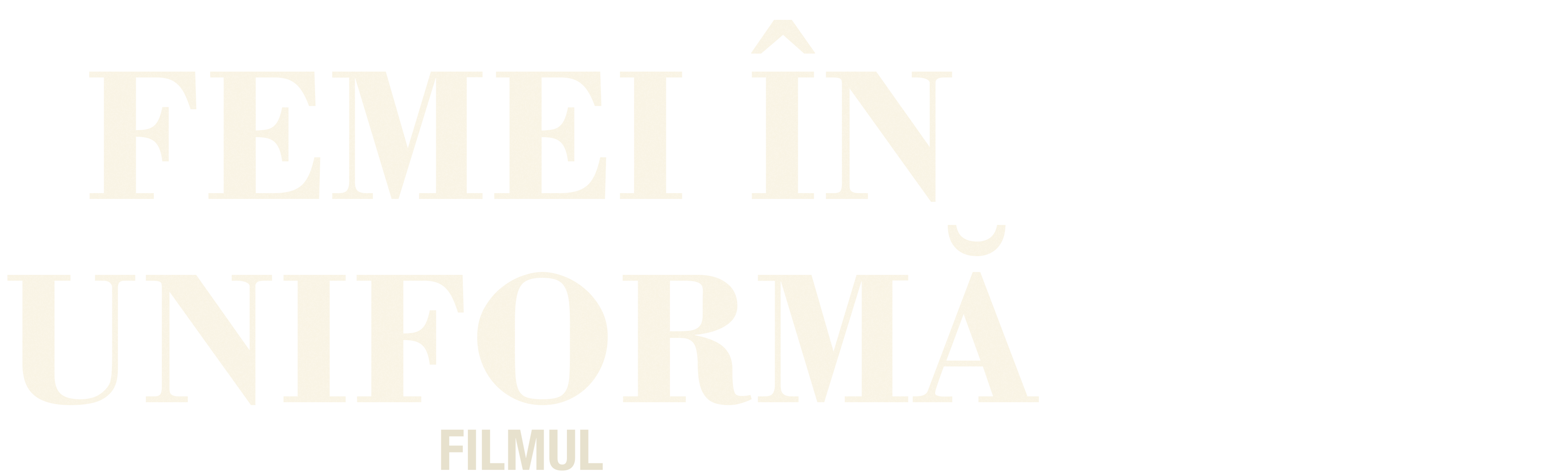 Femei în uniformă - filmul