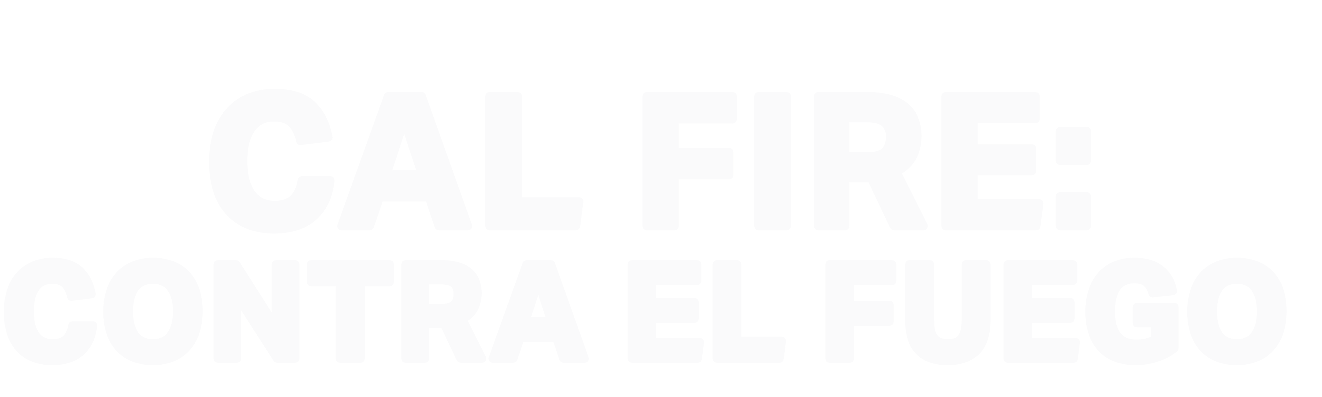 Cal Fire: contra el fuego