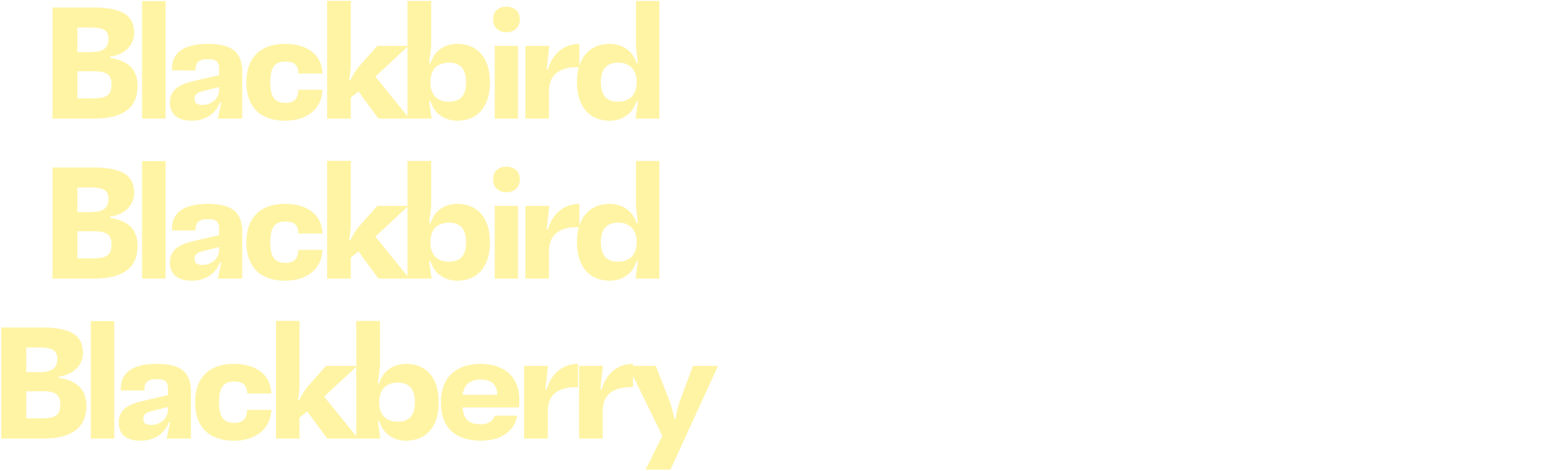 Blackbird Blackbird Blackberry