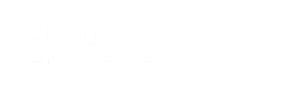 Det kunne vært verre