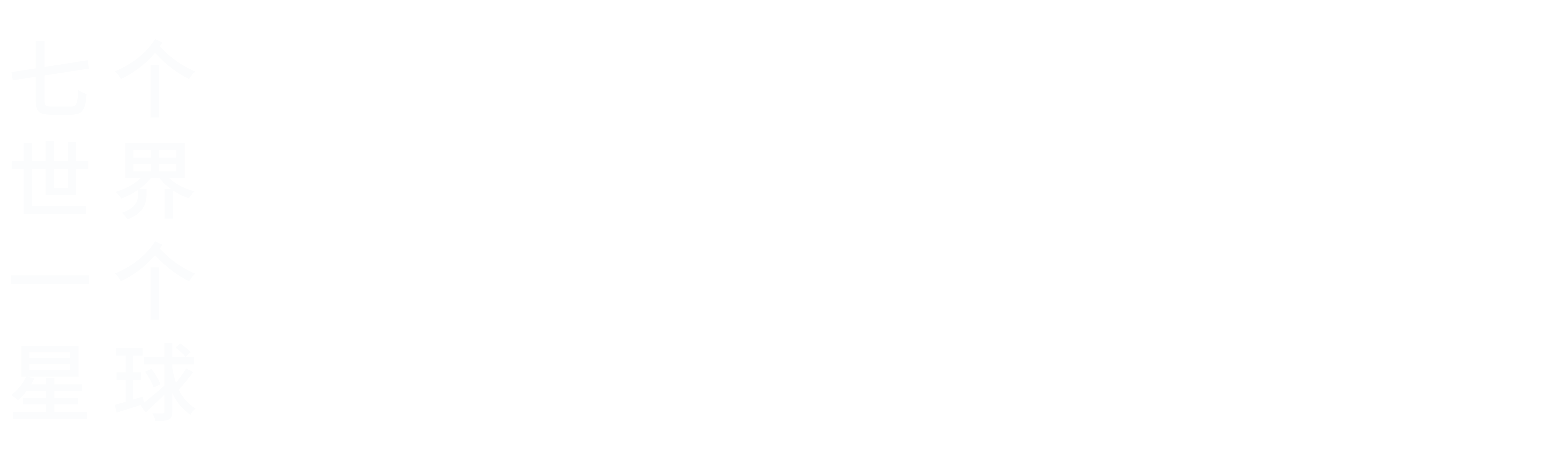 七个世界,一个星球