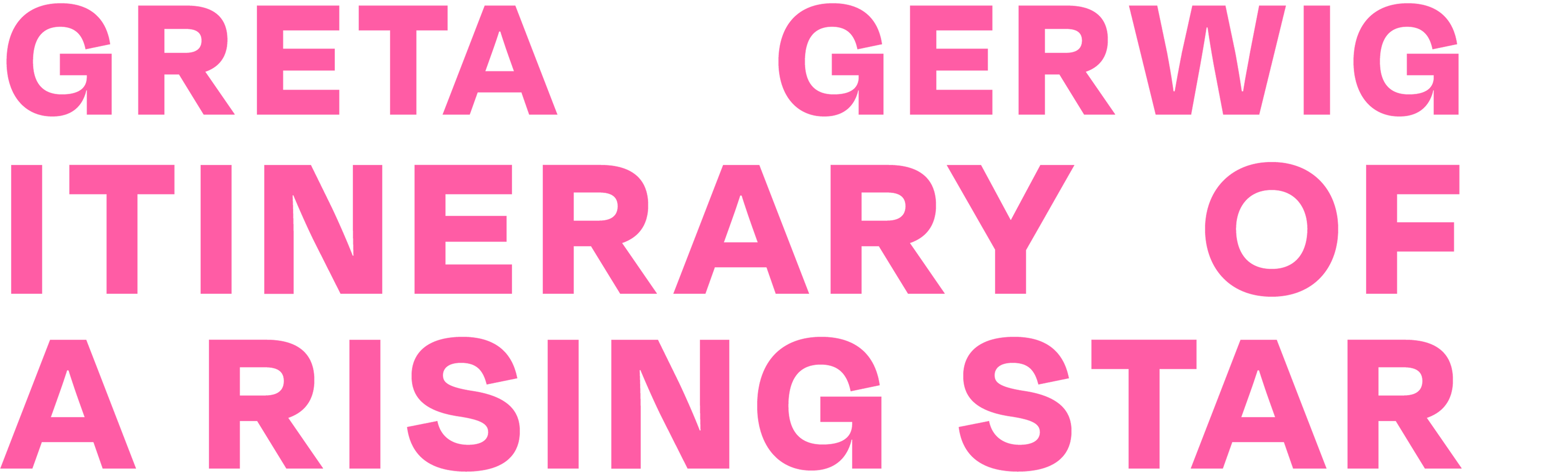 Greta Gerwig: Itinerary of a Rising Star