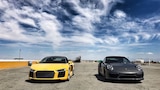 2017 Audi R8 V10 Spyder vs. 2017 Porsche Turbo Cabriolet