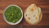Pakoras and Saag Paneer