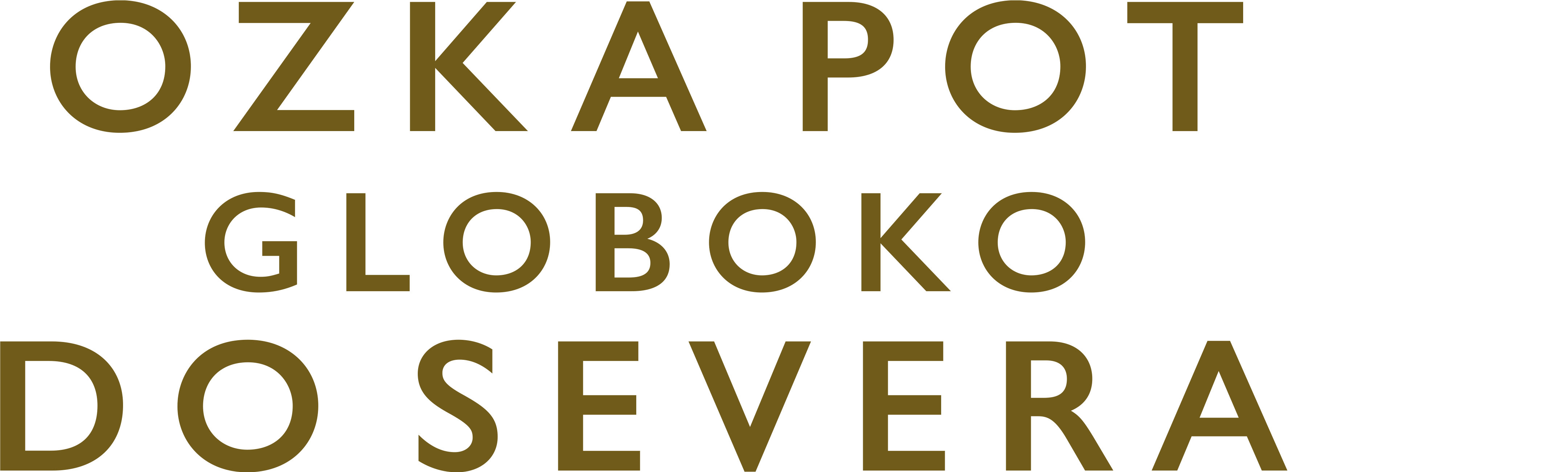 Ozka pot globoko do severa