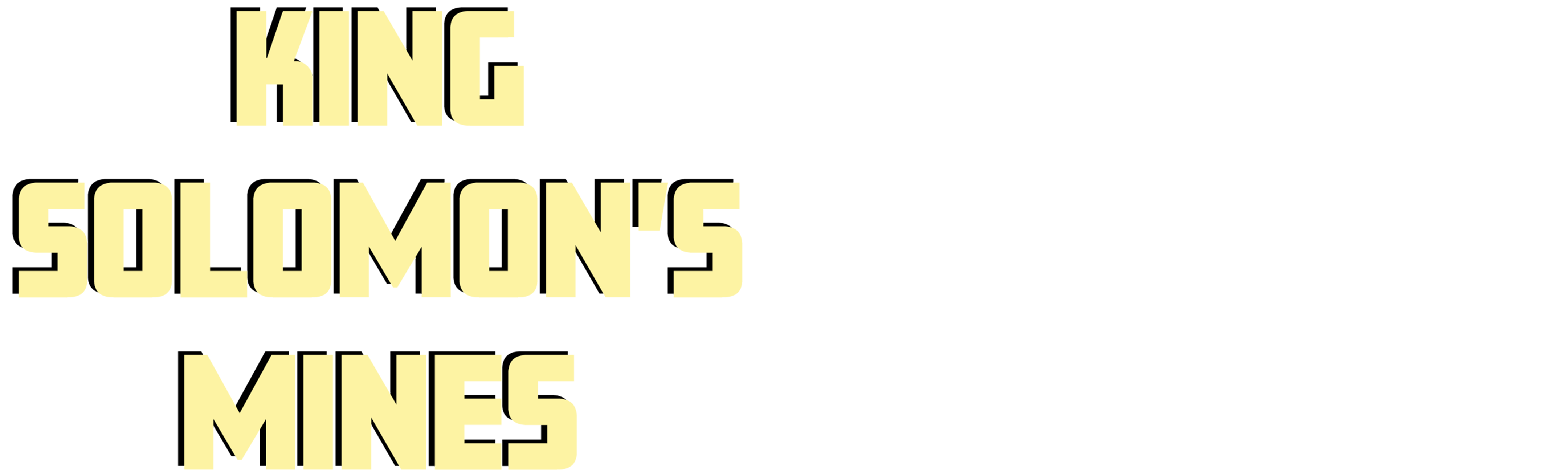 King Solomon's Mines