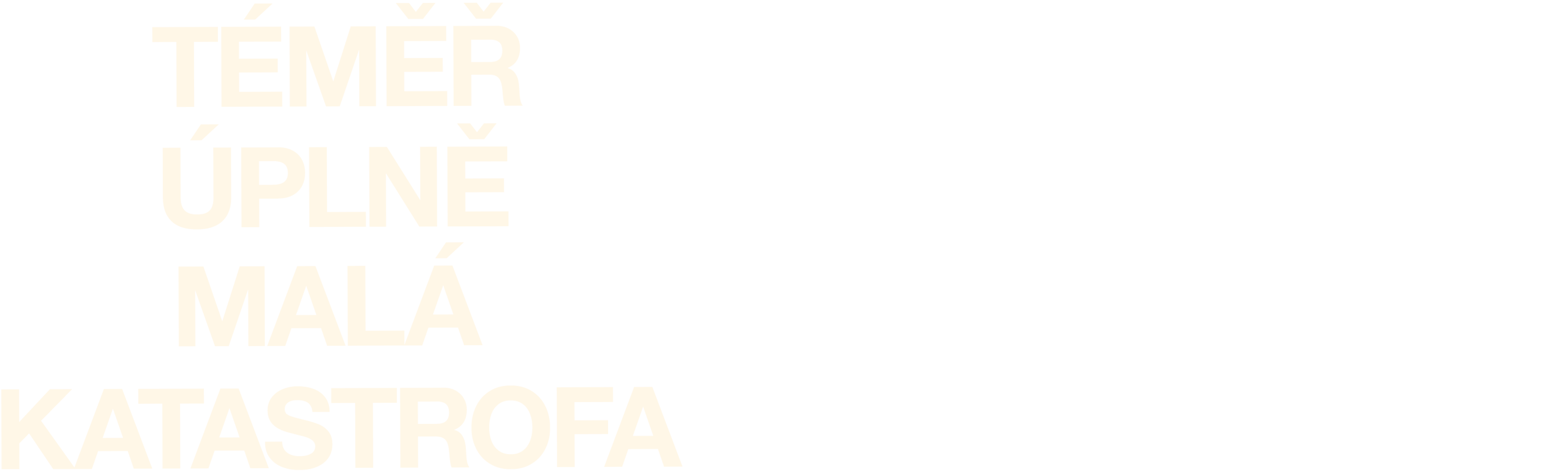 Téměř úplně malá katastrofa