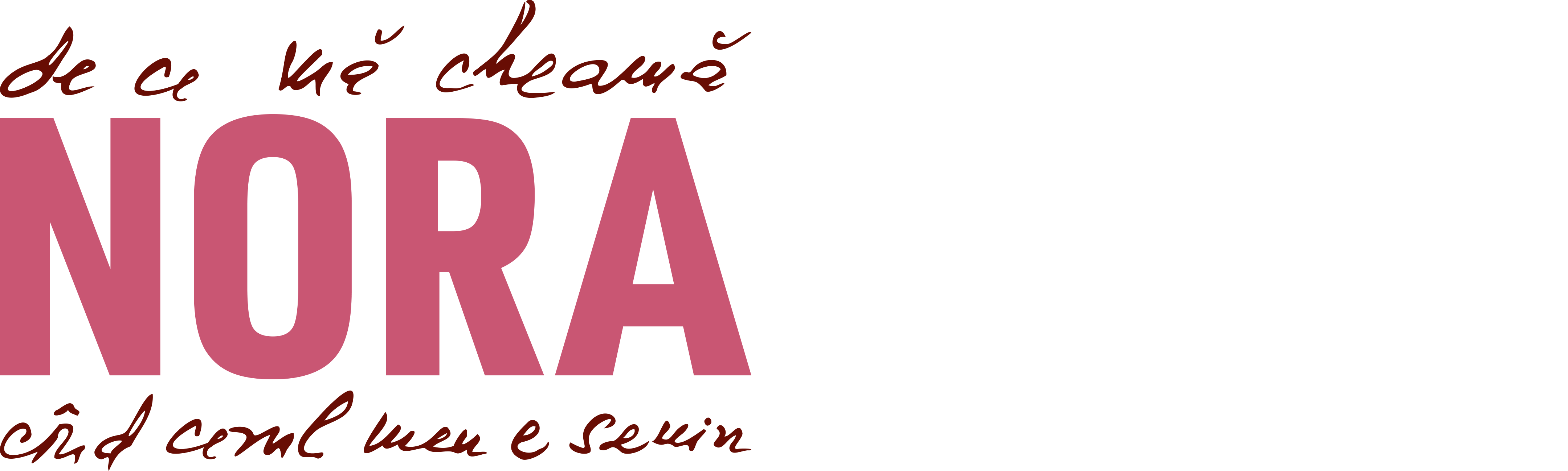 De ce mă cheamă Nora, când cerul meu e senin