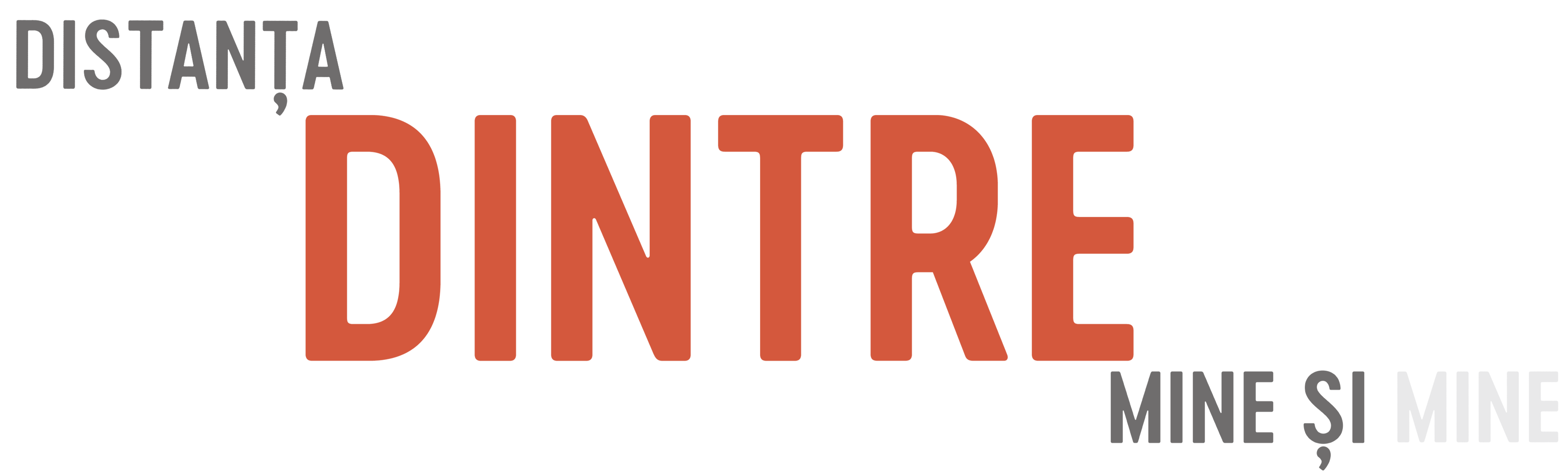 Distanţa dintre mine şi mine