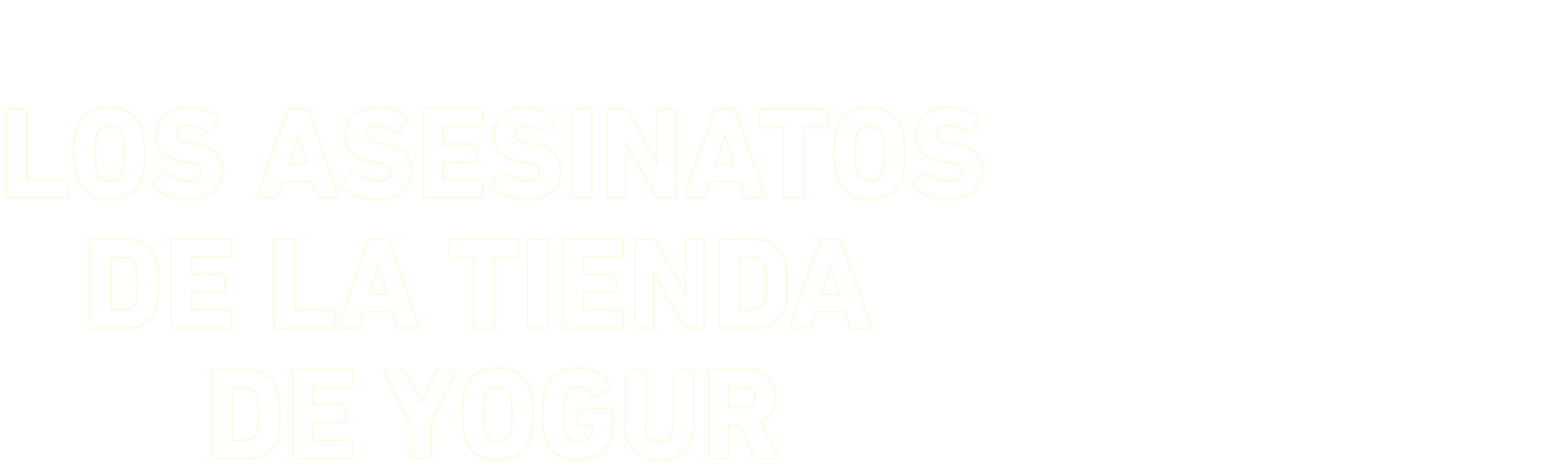 Los Asesinatos de la Tienda de Yogur