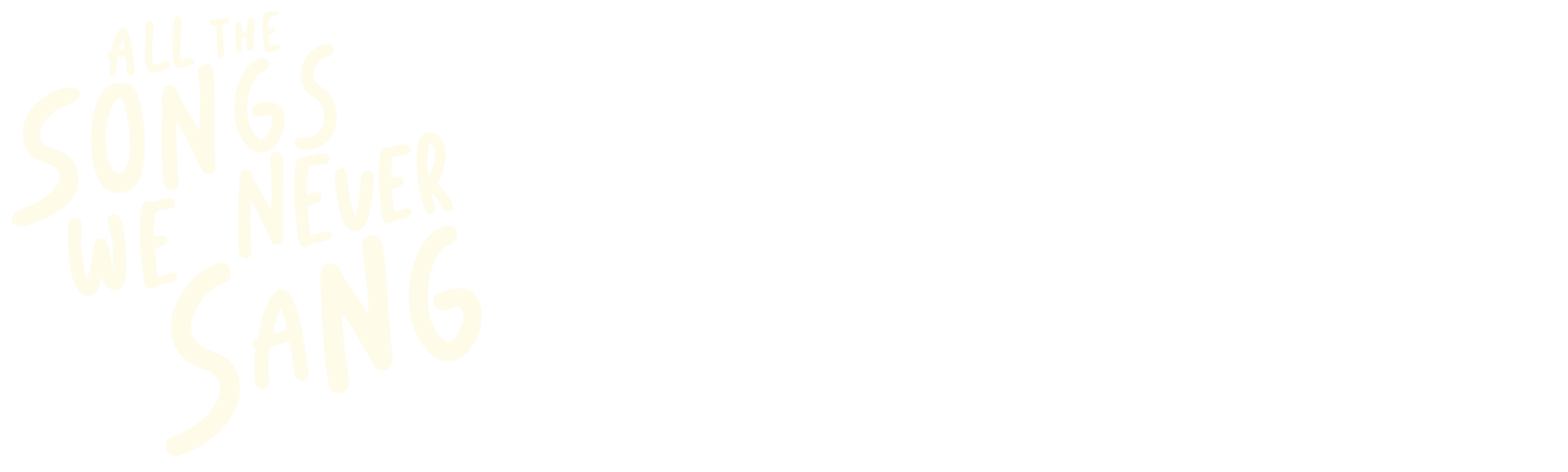 All the Songs We Never Sang