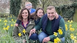 A Military Family Together in Gloucestershire, England