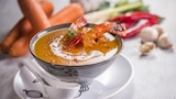 Spicy Prawn Carrot Soup