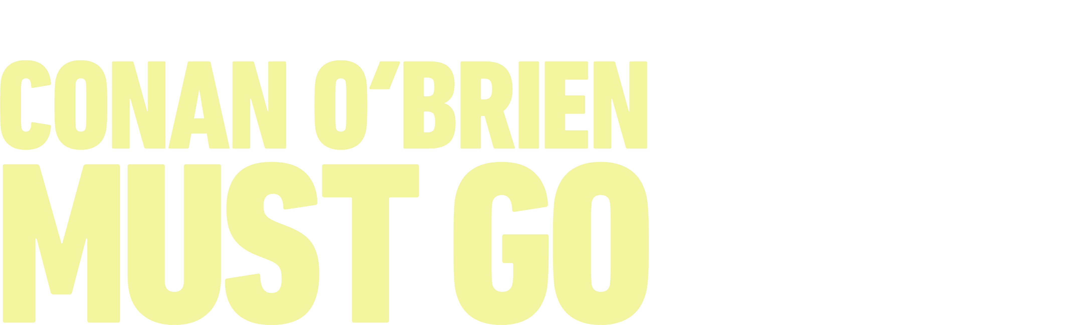 Conan O'Brien Must Go