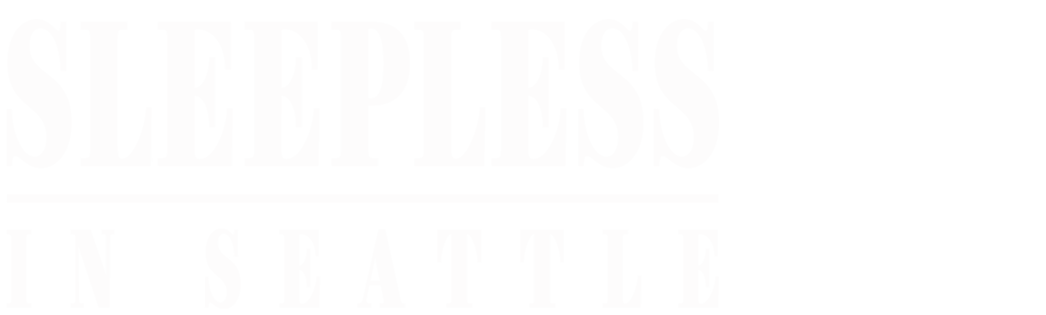 Sleepless in Seattle