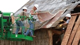 Taking Down a Huge, New England-Style Barn