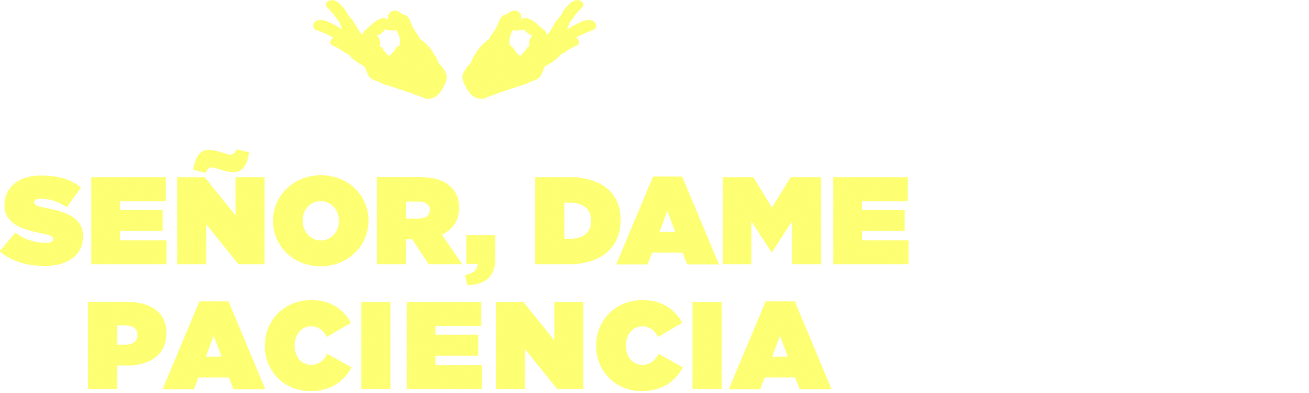 Señor, dame paciencia