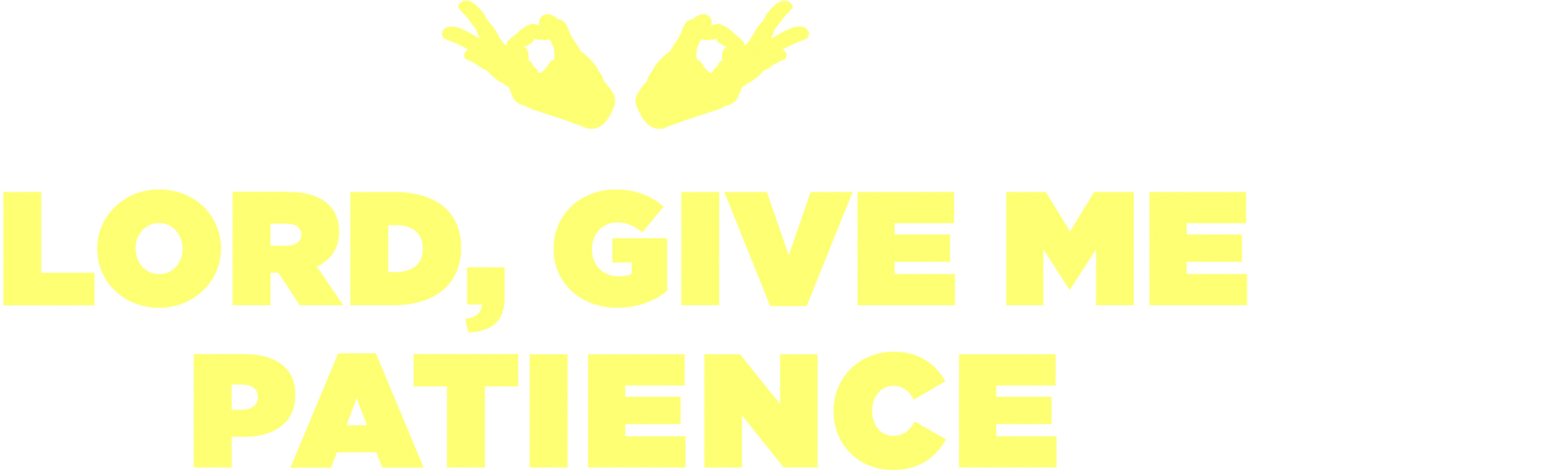 Señor, dame paciencia