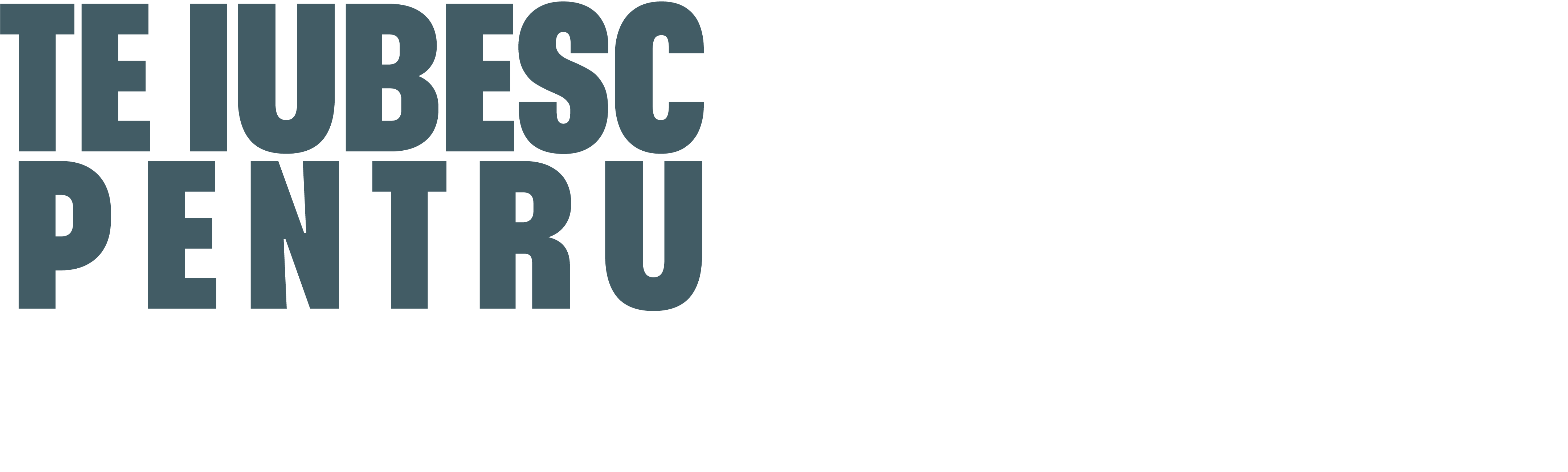 Te iubesc pentru moment