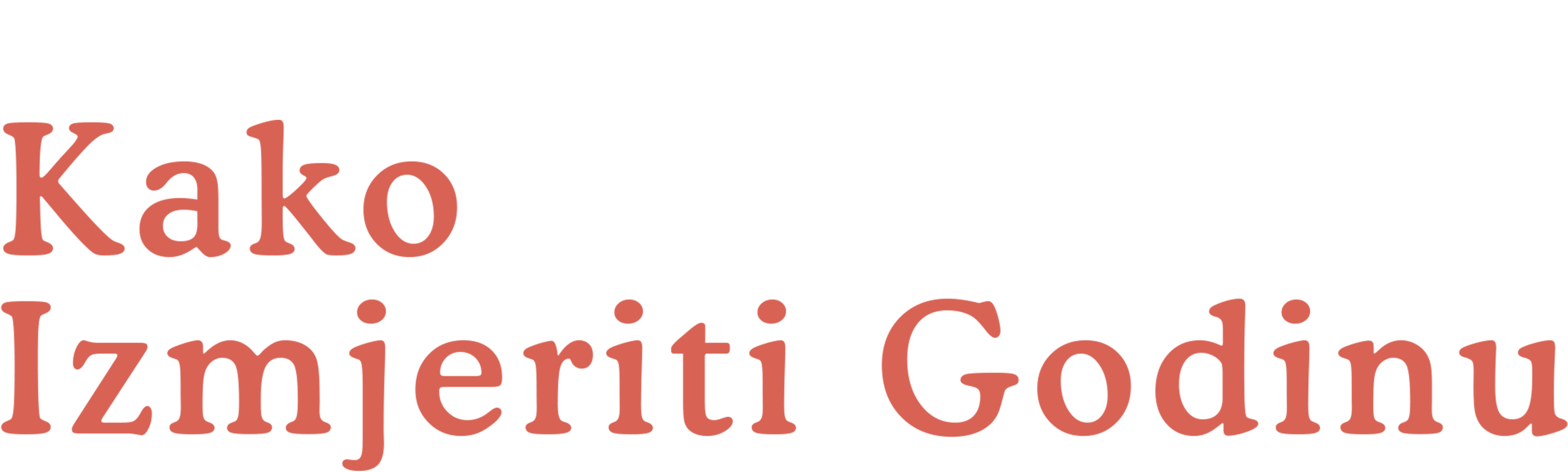 Kako izmjeriti godinu