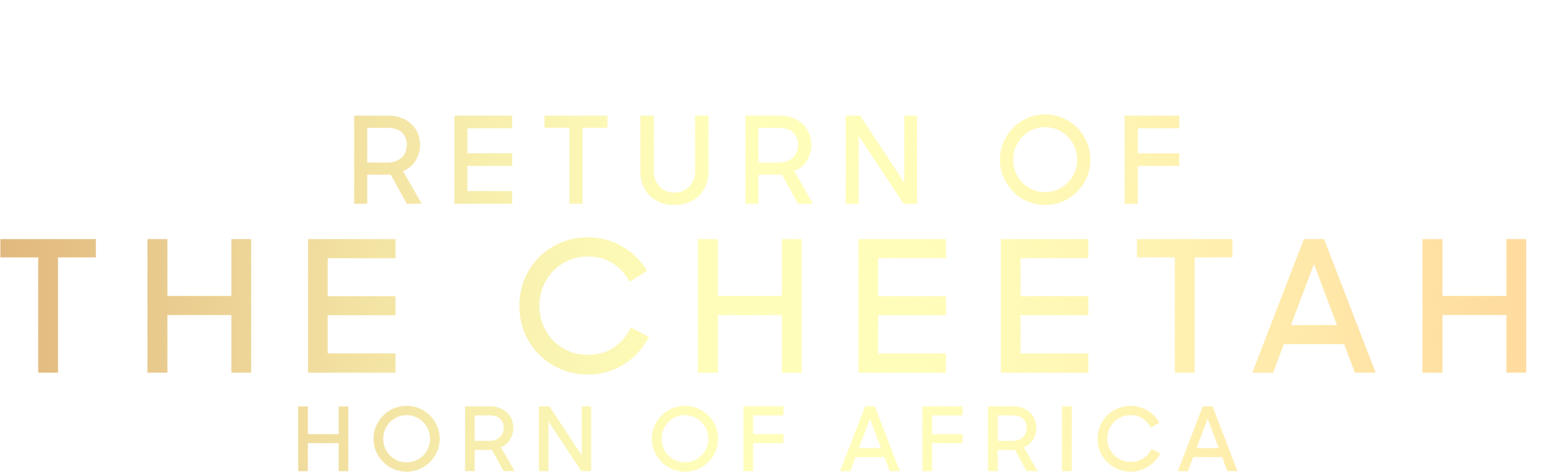 Return of the Cheetah: Horn of Africa