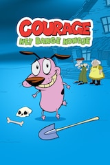 Courage, het bange hondje