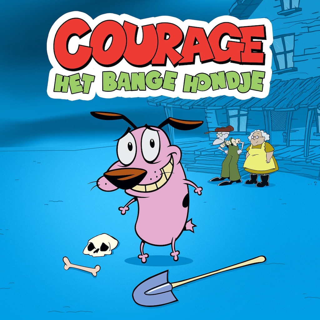 Courage, het bange hondje